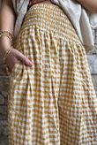 Nonni Gingham Bloomer Pant Mustard